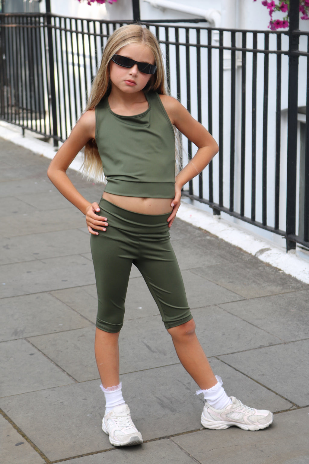 Capri Sculpt Active Cropped Tank And Short Leggings Set